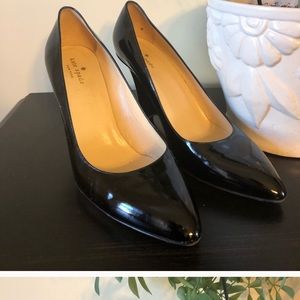 Kate Spade patent wedge pump